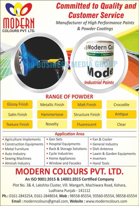 Paints, Industrial Paints, Powder Coatings