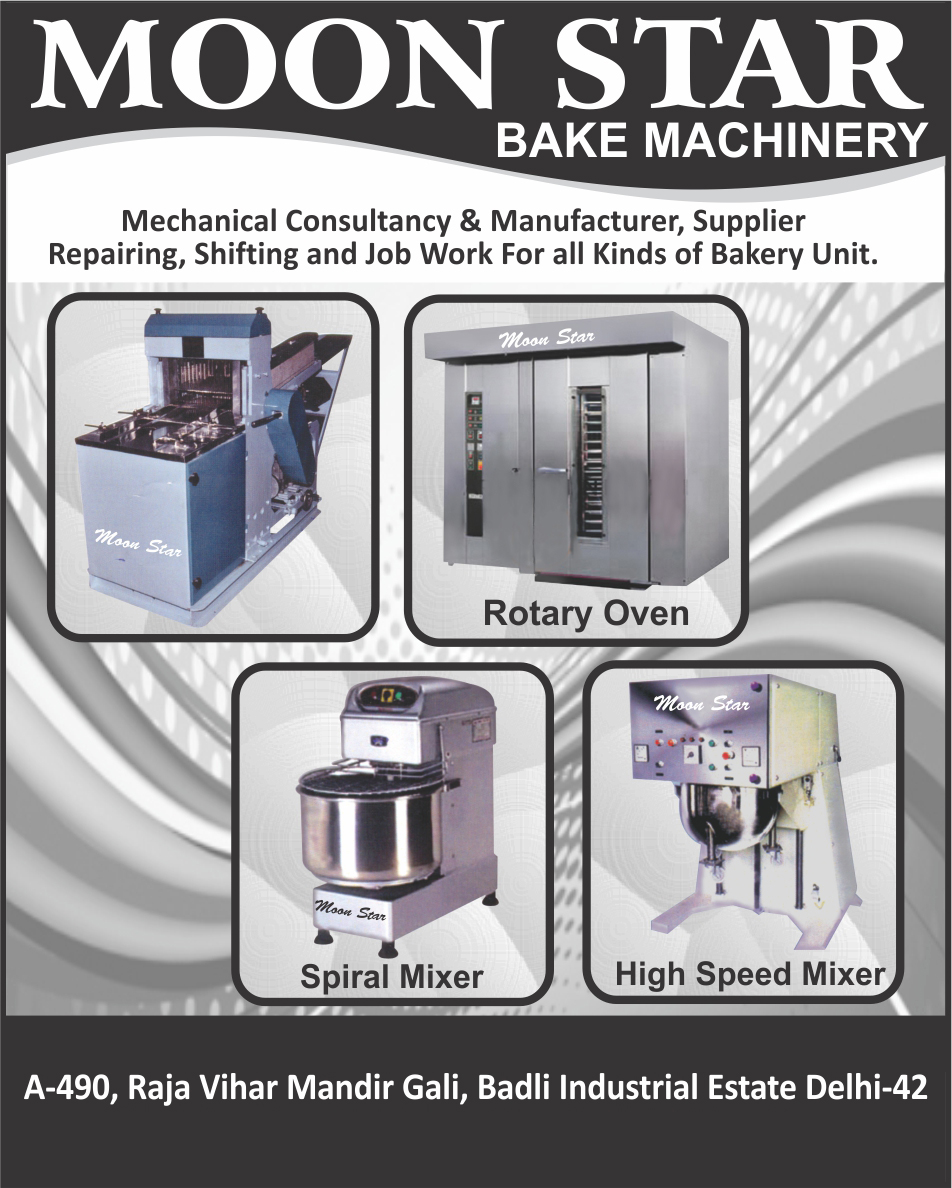 Spiral Mixer, High Speed Mixer, Rotary Oven