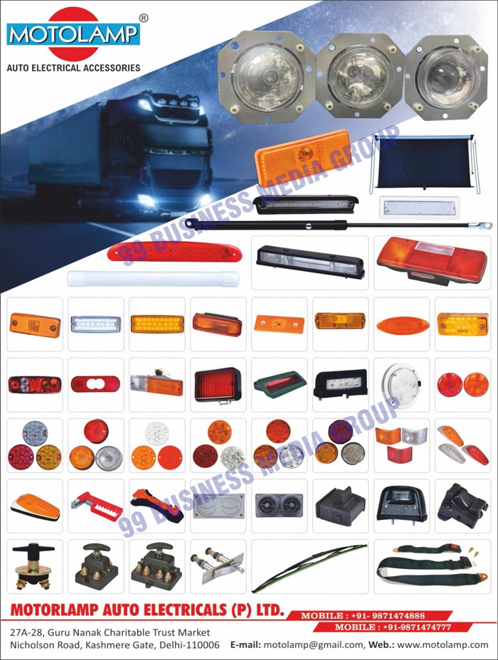Automotive Electrical Accessories, Auto Electrical Accessories, Bus Led Tail Lamps, Bus Tail Lights, Volvo Bus Tail Lamps, Bus Round Led Tail Lights, Bus Tail Lamps C Type, Bus Tail Lamp 4 Chambers, Bus Motolamp Tail Lamp Assemblies, Mahindra Tail Lamps, Tail Lamp Bolero NM, Truck Tail Lights, Truck Bus Led Tail Lights, Automotive Lights