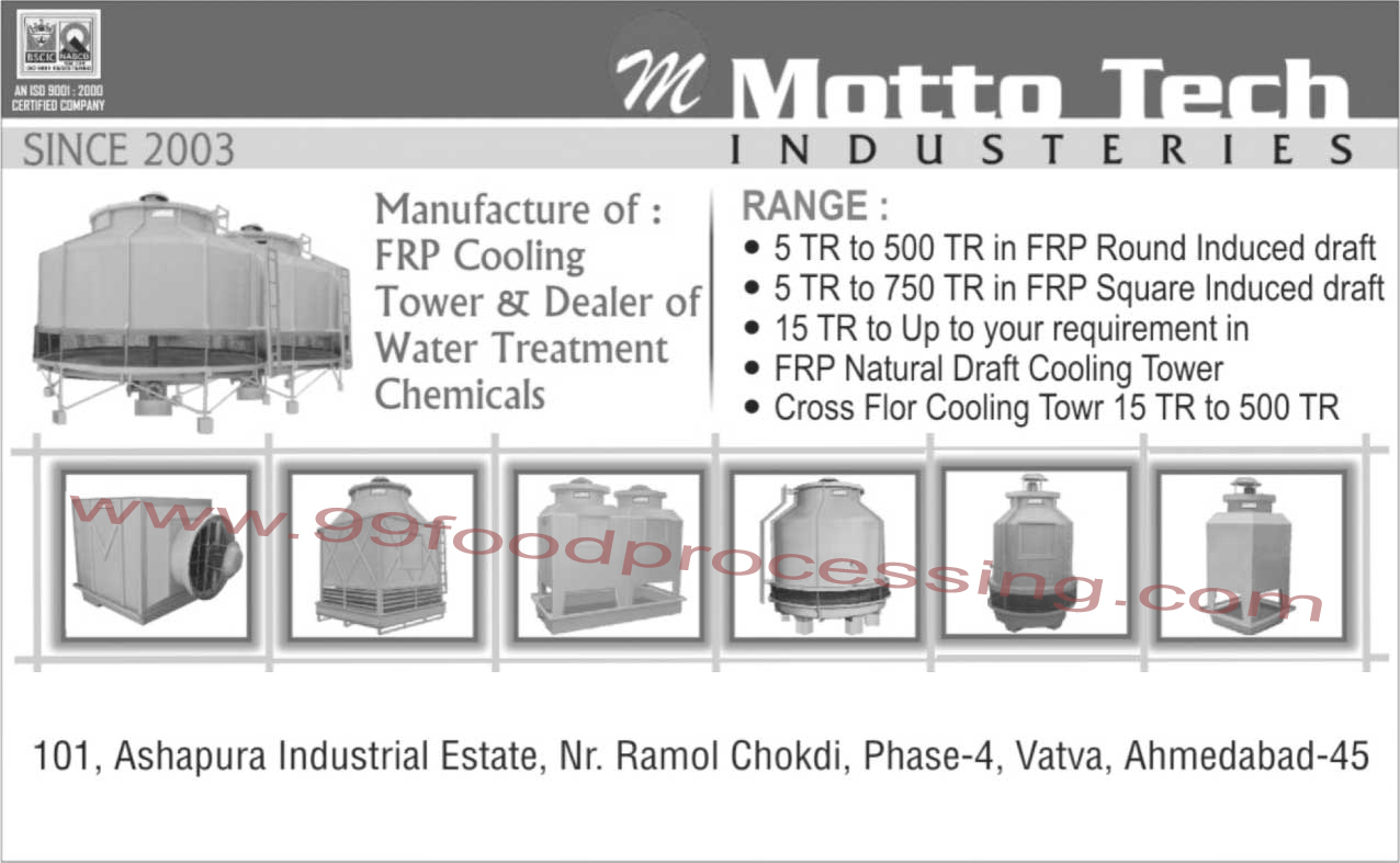 FRP Cooling Towers, Water Treatment Chemicals,Cooling Towers