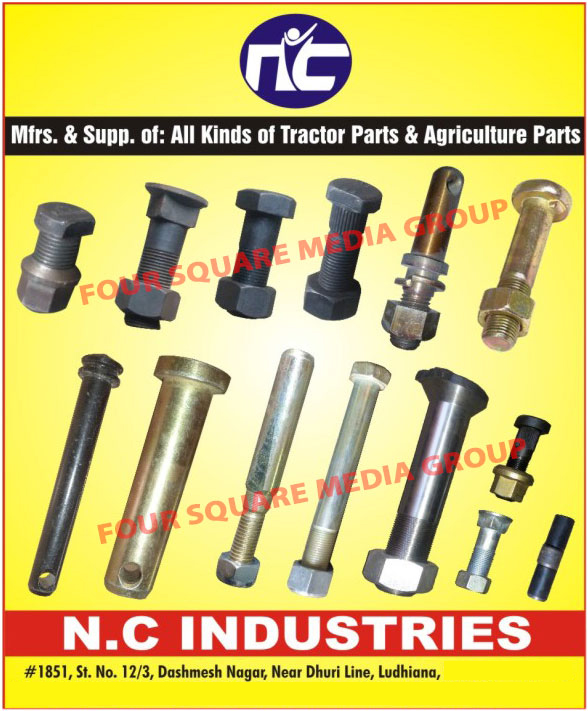 Tractor Parts, Agriculture Parts, Hub Bolts, Hydra Clamp Bolts, JCB Axle Bolts, JCB Rear Hubs, JCB Stub Axles, INT Side Cutters, Tooth Bolts, Makhi Bolts, Side Cutter Bolts, Top Link Pins