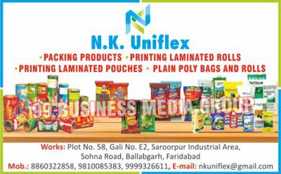 Packing Products, Printing Laminated Rolls, Printing Laminated Pouches, Plain Poly Bags, Plain Poly Rolls