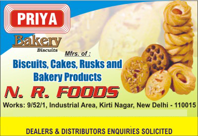 Biscuits, Cakes, Rusks, Bakery Products