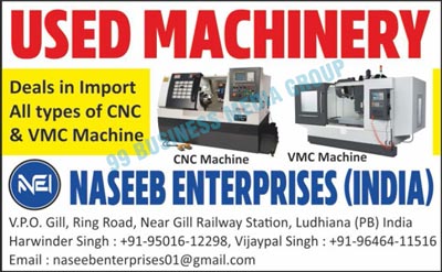 Used CNC Machines, Used VMC Machines