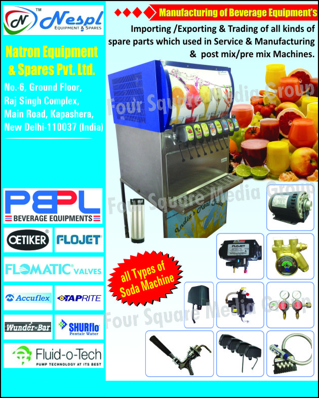 Soda Machines, Beverage Equipments, Soda Machine Spare Parts,Soda Fountain Machine, Beer Equipments, Wine Dispensing Systems