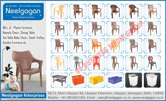 Plastic Furnitures, Plastic Trolleys, Plastic Crates, Plastic Stools, Plastic Chairs, Plastic Tables, Baby Plastic Chairs, Baby Plastic Tables, Milk Pouch Crates, Industrial Crates, Fruit Crates, Vegetable Crates, Lid Crates, Chair Die Molds, Table Die Molds, Bucket Die Molds, Dustbin Die Molds, Storage Box Die Molds, Baby Bathtub Die Molds, Flower Pot Die Molds, Crate Die Molds, Washbasin Die Molds, Drawer Die Molds, Stool Die Molds, Basket Die Molds, Used Moulds, Namely Chairs, Dining Tables, Tea Table Baby Chairs, Stool Trolleys, Garden Furnitures