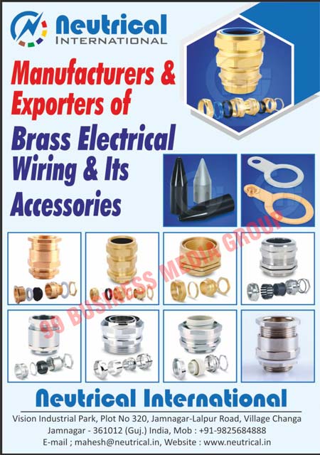 Brass Electrical Wirings, Brass Electrical Accessories