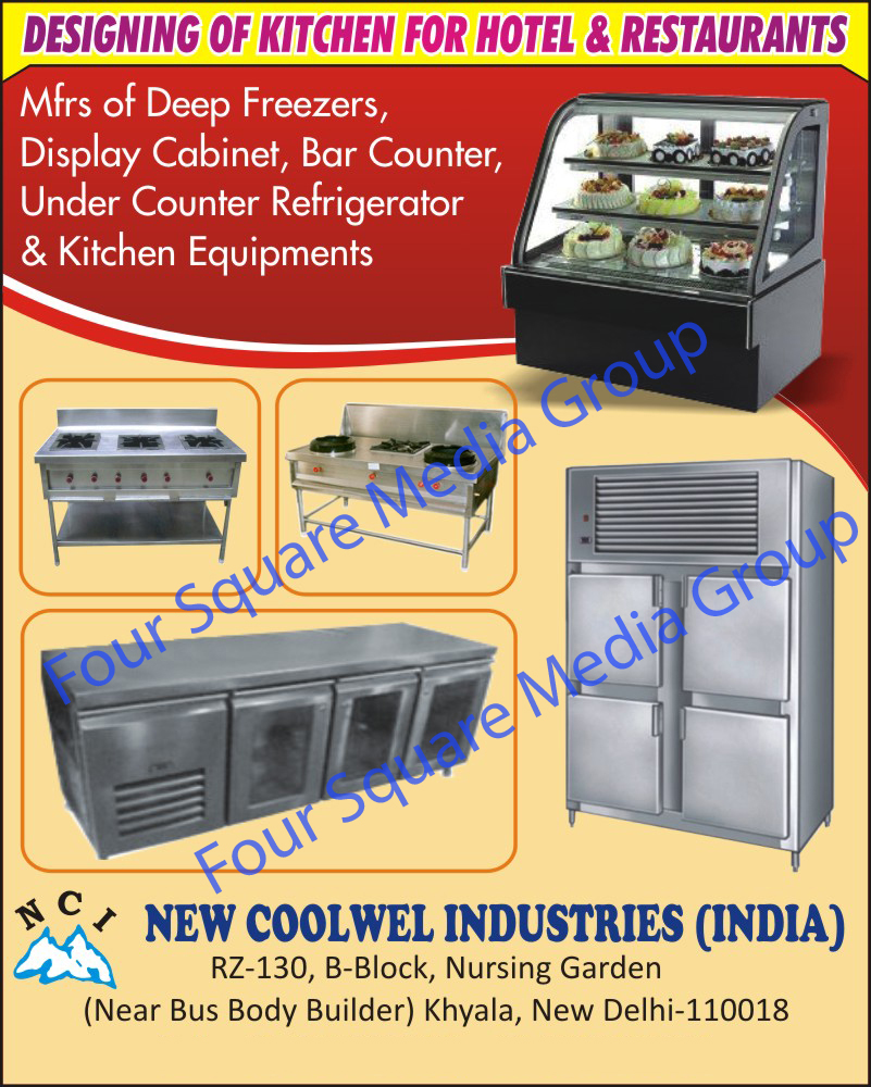 Deep Freezers, Display Cabinet, Bar Counter, Under Counter Refrigerator, Kitchen Equipments