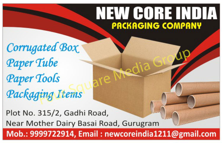 Corrugated Boxes, Paper Tubes, Paper Tools, Packaging Items