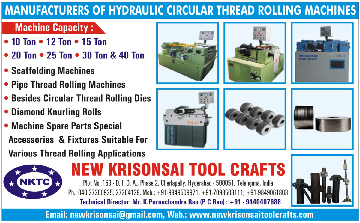 Hydraulic Circular Thread Rolling Machine, Thread Rolling Machine