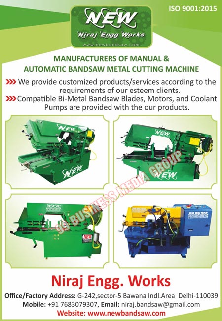 Bandsaw Cutting Machines, Bandsaw Machines, Bandsaw Metal Cutting Machines, Automatic Bandsaw Metal Cutting Machines, Manual Bandsaw Metal Cutting Machines, Bi-Metal Bandsaw Blades, Bi-Metal Bandsaw Motors, Bi-Metal Bandsaw Coolants, Bi-Metal Bandsaw Pumps