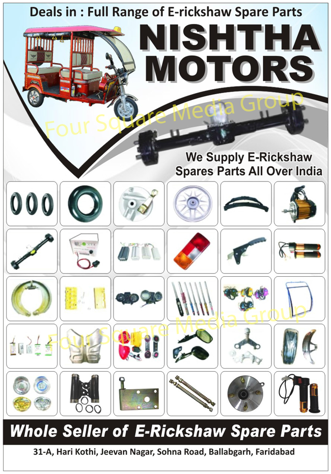 E Rickshaw Spare Parts, Electric Rickshaw Spare Parts, Battery Operated Rickshaw Spare Parts