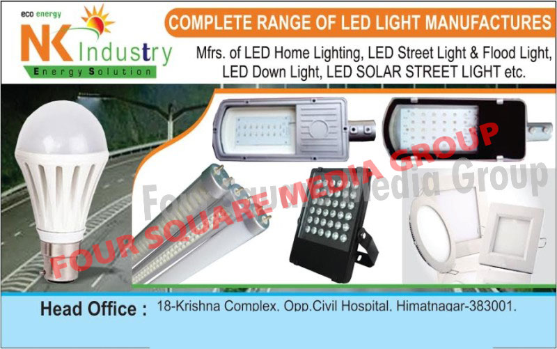 Led Home Lights, Led Street Lights, Led Flood Lights, Led Down Lights, Led Solar Street Lights, Led Lights, Flood Light