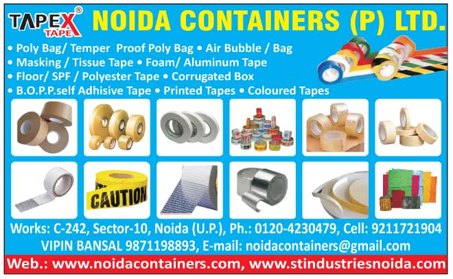 Poly Bags, Temper Proof Poly Bags, Air Bubbles, Air Bags, Masking Tapes, Tissue Tapes, Foam Tapes, Aluminium Tapes, Floor Tapes, SPF Tapes, Polyester Tapes, Corrugated Boxes, BOPP Self Adhesive Tapes, Printed Tapes, Coloured Tapes, Colored Tapes