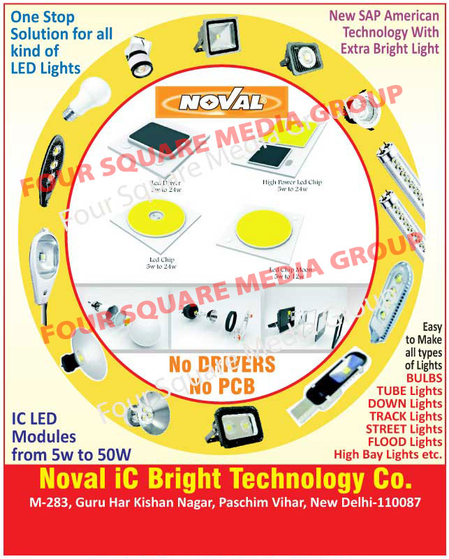 Led Lights, Led Bulbs, Led Tube Lights, Led Down Lights, Led Track Lights, Led Street Lights, Led Flood Lights, Led High Bay Lights, IC Modules, Led Chips, High Power Led Chips, Led Drivers