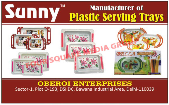 Plastic Serving Trays