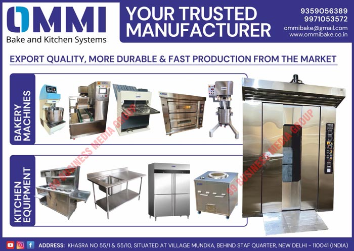 Bakery Machines, Kitchen Equipments