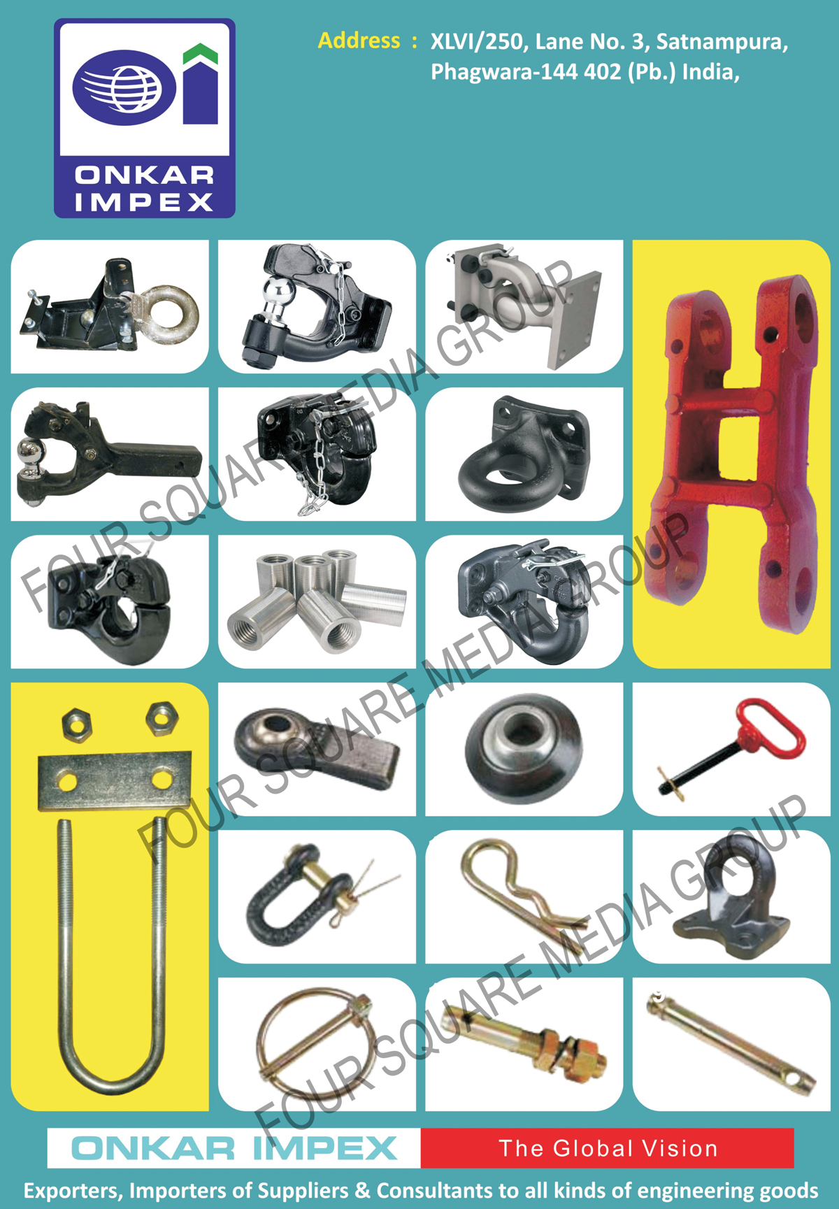 Heavy Load Single Hooks, Heavy Load Double Hooks, 3T Pintle Hooks, 5T Pintle Hooks, 3T Ball Mount Hitch, 5T Ball Mount Hitch, Pintle Hitch, Steel Rebar Couplers, H Shackles, Towing Trailer Parts, Clevis Pins, Automotive Hair Pins, Hitch Balls, Linch Pins, Lower Lift Arm Implement Pins, Tractor Top Link Pins, U bolt Clamps, Weld On Lift Arm Balls, Weld on Lift Arm Ends, Hitch Pins