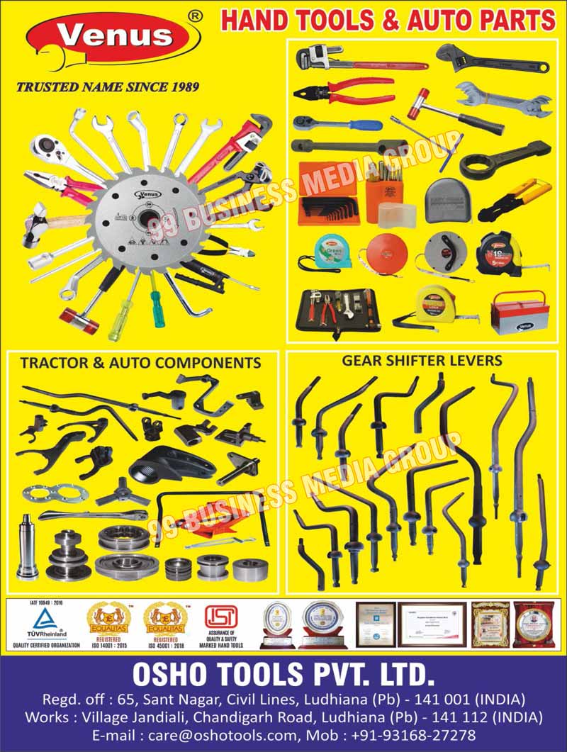 Hand Tools, Auto Parts, Tractor Parts, Auto Components, Tractor Components, Gear Shifter Levers