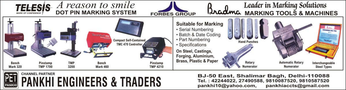 Marking Tools, Marking Machines, Hand Punches, Rotary Numerators, Steel Type Interchangeable, Interchangeable Steel Types, Dot Pin Marking Machines,Bench Mark