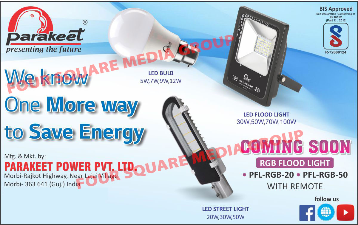 Led Lights, Led Bulbs, Led Street Lights, Led Flood Lights, RGB Flood Lights