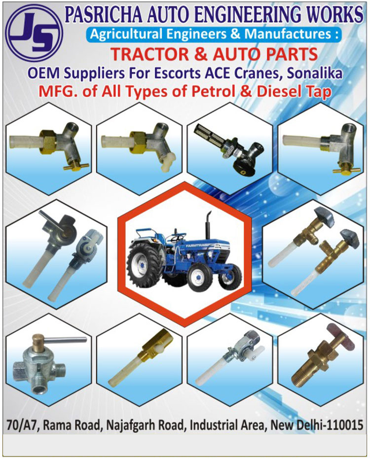 Tractor Parts, Automotive Spare Parts, Petrol Taps, Diesel Taps