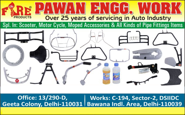 Automotive Accessories, Two Wheeler Accessories, 2 Wheeler Accessories, Scooter Accessories, Motorcycle Accessories, Moped Accessories, Two Wheeler Engine Guards, Two Wheeler Rear Stands, Two wheeler Center Stands, Two Wheeler Centre Stands, Two Wheeler Side Stands, Two Wheeler Chain Covers, Two wheeler Seat Covers, Two Wheeler Bumpers, Two Wheeler Beadings, Two Wheeler All Overs, Automotive Mats, Two Wheeler Mats, Customized Pipe Fitting Items