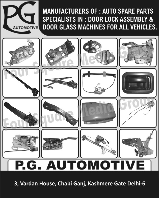 Automotive Spare Parts, Automotive Door Lock Assemblies, Automotive Door Glass Machines,Auto spare parts, Door lock assy, Vehicles door glass machines