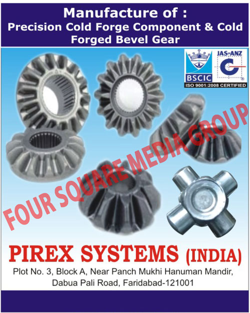 Precision Cold Forge Components, Cold Forged Bevel Gears, Cold Forge Precision Components