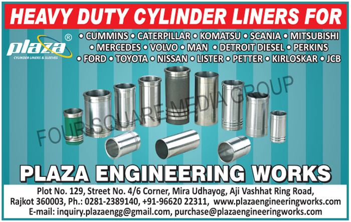 Cylinder Liners, Sleeves, connection rod, Air cooled blocks