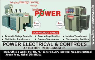 Distribution Transformers, Automatic voltage Controllers, Servo Voltage Stabilizers, Furnace Transformers, Isolation Transformers, Electroplating Rectifiers Distribution Transformers, Automatic voltage Controllers, Servo Voltage Stabilizers, Furnace Transformers, Isolation Transformers, Electroplating Rectifiers