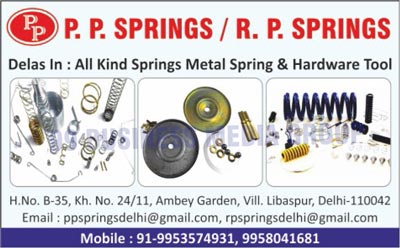 Springs, Metal Springs, Hardware Tools