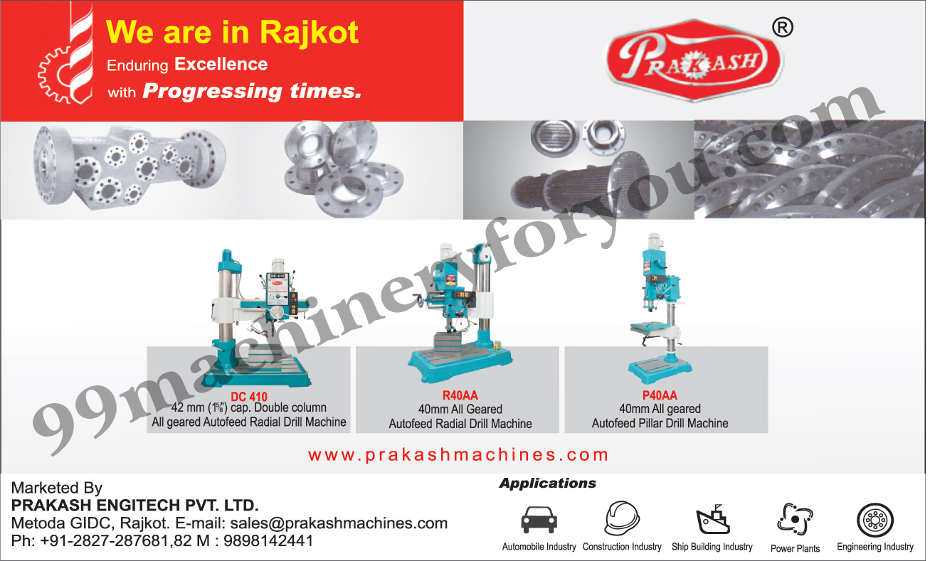 Radial Drill Machines, Pillar Drill Machines, Radial Drilling Machines, Pillar Drilling Machines,Drill Machine