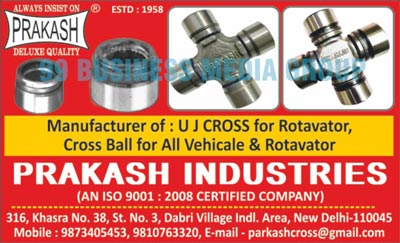 Rotavator UJ Crosses, Universal Joint Crosses, Vehicle Cross Balls, STG Cross Assemblies, Steering Cross Assemblies, Rotavator Cross Balls