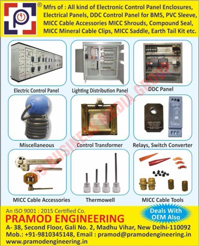 Electrical Panels, DDC Panels, Fire Alarm Installation Services, CCTV Installation Services, BMS Installation Services, Access Control System Installation Services, Control Transformers, Electronic Control Panels, Water Level Switches, Main Failure Panels, AC Relays, DC Relays, Wall Mounted Enclosures, Current Relays, LT Panels, Magnetic Door Holders, Power Control Panels, DC Panels, Electronic Control Panel Enclosures, BMS DDC Control Panels, PVC Sleeves, MICC Cable Accessories, MICC Shrouds, Compound Seals, MICC Mineral Cable Clips, MICC Saddles, Earth Tail Kits, Electric Control Panels, Lighting Distribution Panels, Miscellaneous Items, Relays, Switch Converters, Thermowells, MICC Cable Tools