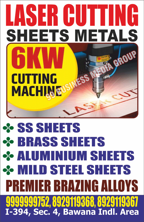 Laser Cutting Machines, Laser SS Sheet Cutting Machines, Laser Brass Sheet Cutting Machines, Laser Aluminium Sheet Cutting Machines, Laser Mild Steel Sheet Cutting Machines, Sheet Metals, Laser Stainless Steel Sheet Cutting Machines, Laser Cutting Sheet Metals