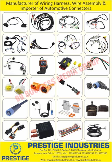 Wiring Harnesses, Wire Assemblies, Automotive Connectors