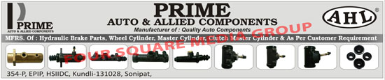 Automotive Components, Hydraulic Brake Parts, Wheel Cylinders, Master Cylinders, Clutch Master Cylinder