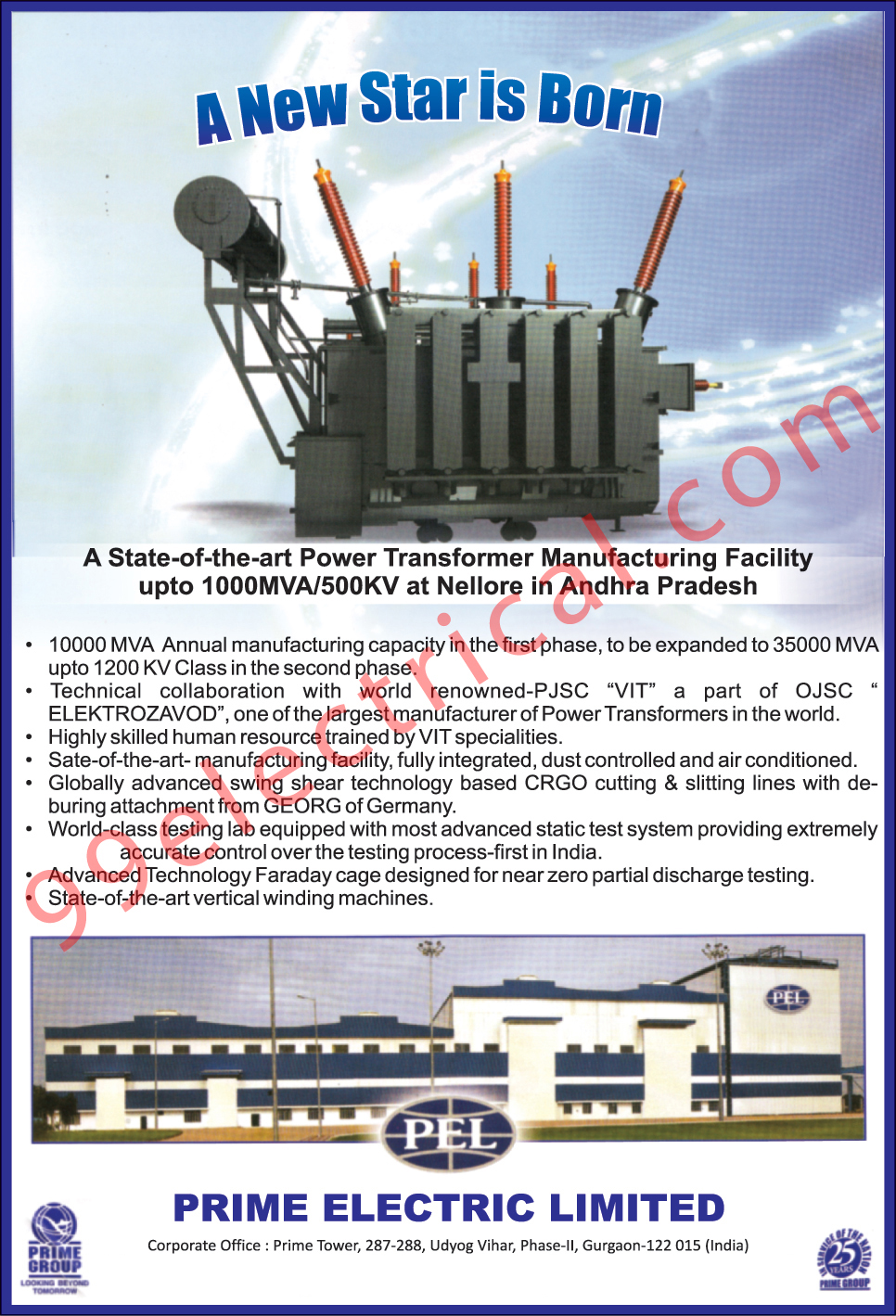 Power Transformer | Transformer | Generator Transformers ...