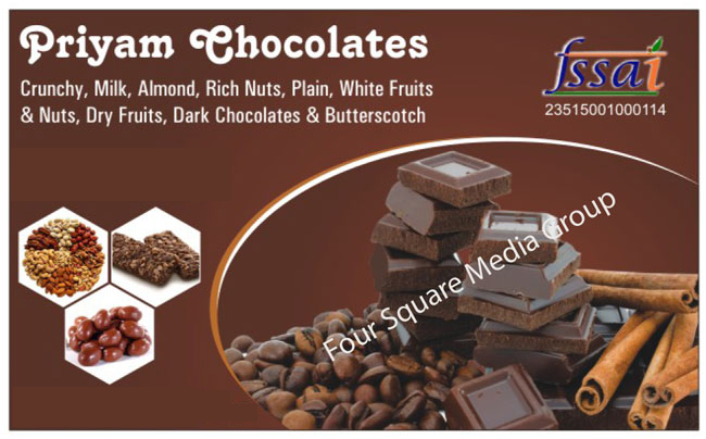 Chocolate, Crunchy Chocolate, Milk Chocolate, Almond Chocolate, Rich Nut Chocolate, Plain Chocolate, White Fruit Chocolate, Nuts Chocolate, Dry Fruit Chocolate, Dary Chocolate, Butter Scotch Chocolate, Butterscotch Chocolate