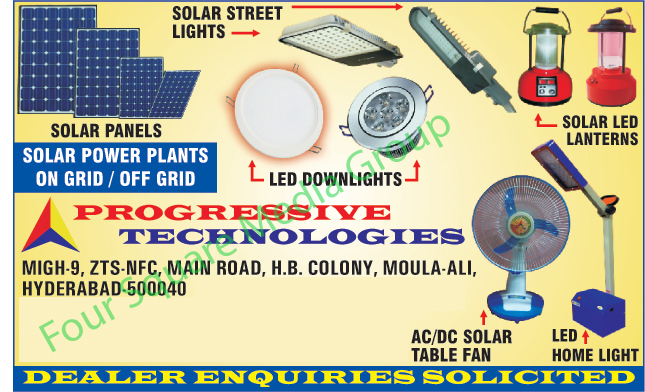 Led Lights, Led Home Lights, Led Down lights, Solar Panels, Solar Power Plants, Solar Street Lights, Solar Led Lanterns, AC Solar Table Fans, DC Solar Table Fans,Led Downlights