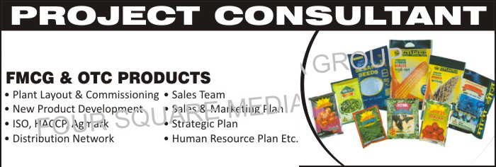 FMCG Products Project Consultancy Service, Fast Moving Consumer Goods Project Consultancy Service, OTC Products Project Consultancy Service, Over The Counter Products Project Consultancy Service, Project Consultancy Service