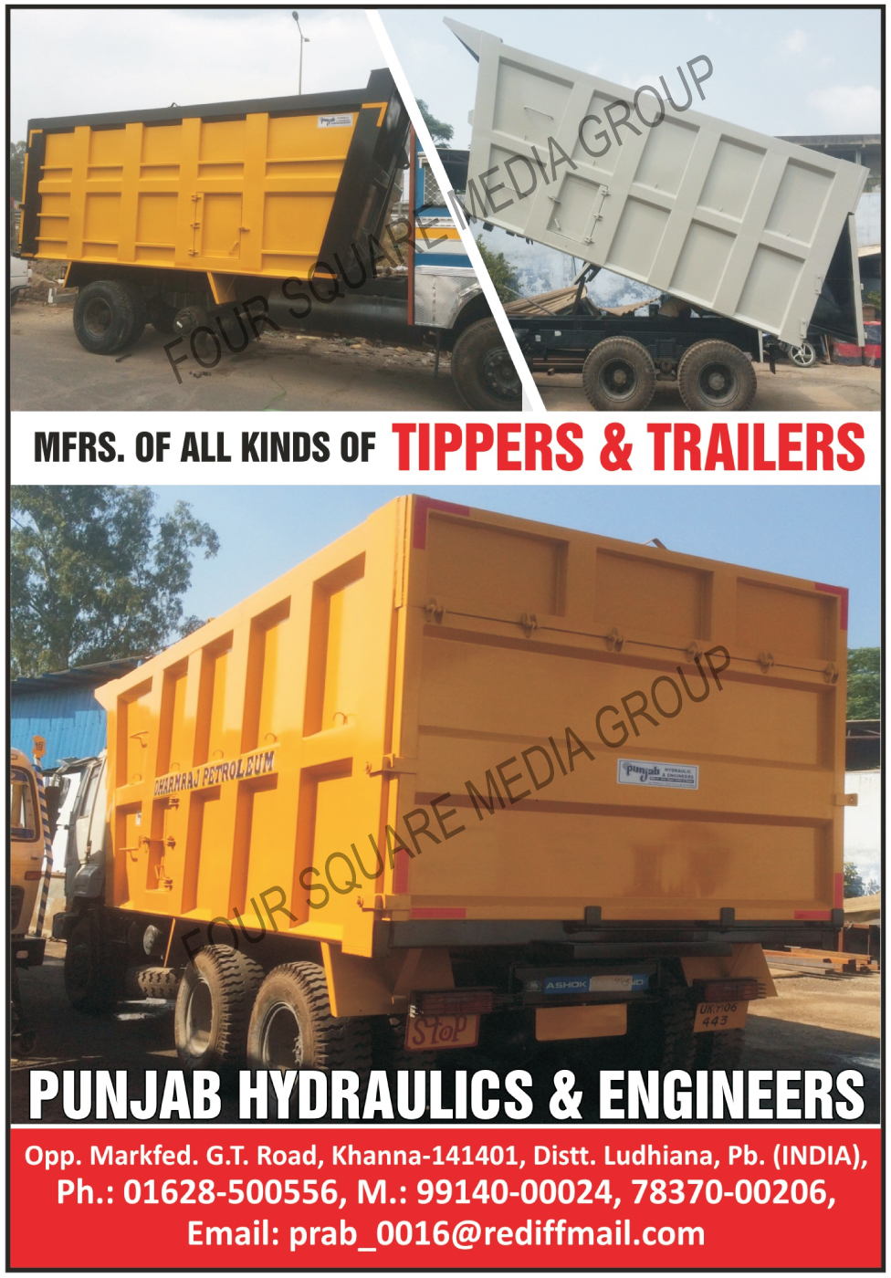 Tippers, Trailers