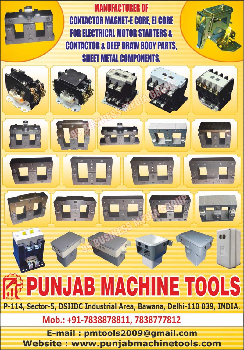 Electrical Sheet Metal Components, Bakelite Parts, Deep Draw Body Part Contactor Magnet E Cores, Two Pole E Cores, Two Poles EI Cores, Four Pole Contactors, DOL Starters, Automatic Starters, Electrical Motor Starters E Core Contactor Magnets, Sheet Metal Component Contactor Magnet E Cores, Contactor Magnet E Cores, Electrical Motor Starters Contactor Magnet E Cores, Electrical Motor Starters Contactor Magnet El Cores, Contactor Magnet El Cores, Deep Draw Body Part Contactor Magnet E1 Cores, Sheet Metal Component Contactor Magnet E1 Cores, Contactor Magnet E1 Cores, E Cores, E1 Cores