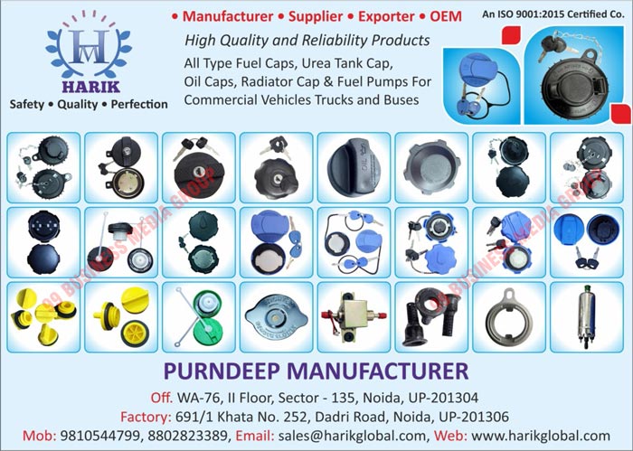 Fuel Caps, Tank Caps, Oil Caps, Radiator Caps, Fuel Pumps, Truck Fuel Caps, Truck Tank Caps, Truck Oil Caps, Truck Radiator Caps, Truck Fuel Pumps, Bus Fuel Caps, Bus Tank Caps, Bus Oil Caps, Bus Radiator Caps, Bus Fuel Pumps