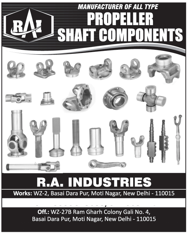 Propeller Shaft Components,Flange Yoke Cross Holders, Flange Yoke Couplings, Rear Teeth, U.J Cross, Steering Worms, Universal Joint Cross