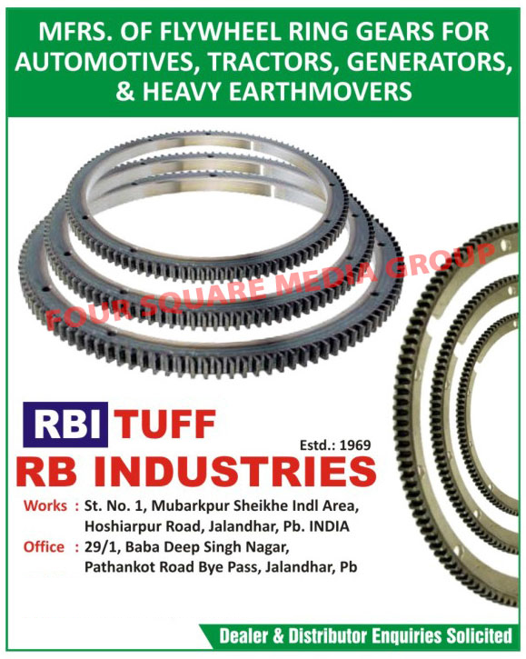 Automotive Flywheel Ring Gears, Tractor Flywheel Ring Gears, Genset Flywheel Ring Gears, Heavy Earthmover Flywheel Ring Gears