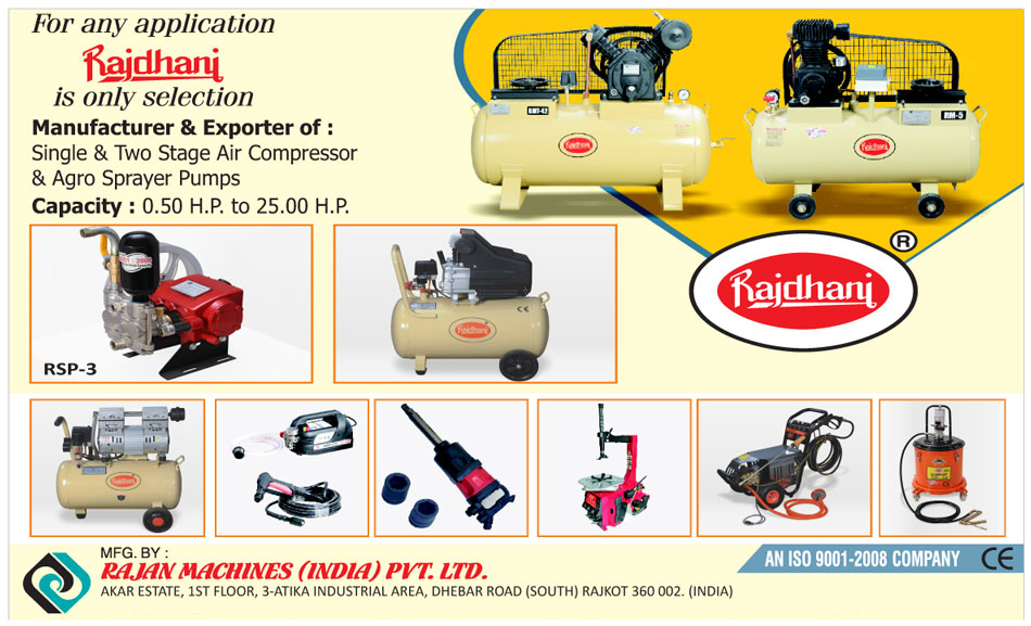 Air Compressors, Agro Sprayer Pumps, Single Stage Air Compressors, Two Stage Air Compressors, 2 Stage Air Compressors 