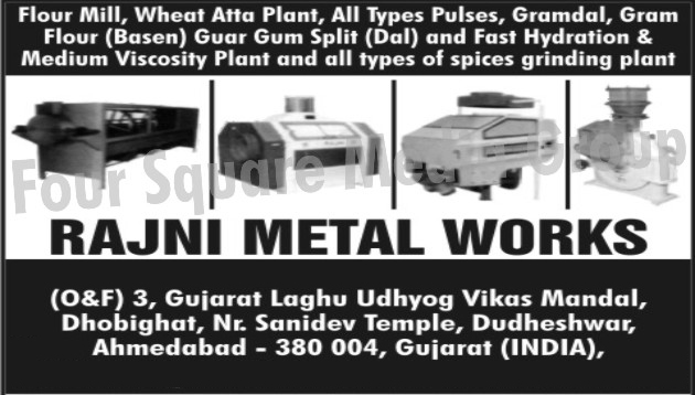 Flour Mill, Wheat Atta Plant, Pulses, Gramdal, Gram Flour, Besan, Guar Gum Split, Dal, Viscosity Plant, Spices Grinding Plant, Masala Grinding Plants, Pulses Plant, Gramdal Plants, Gram Flour Plants, Besan Plants, Guar Gum Split Dal Plants