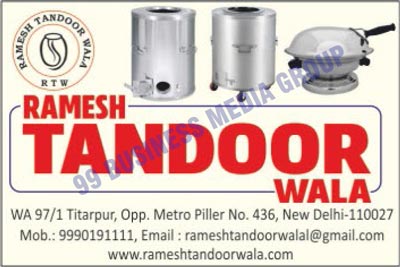 Tandoor Machines, Mild Steel Tandoor Machines, Stainless Steel Drum Tandoor Machines, Black Tandoor Machines, Gas Tandoor Machines